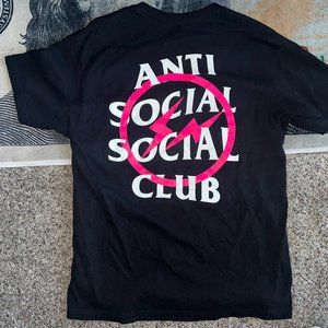 Anti Social Social Club X Fragment Pink Bolt Tee (FW19)